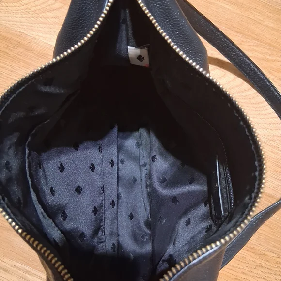 Kate Spade Black Leather Shoulder Bag - Picture 8 of 9